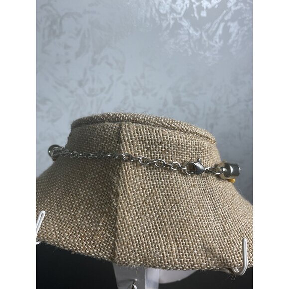 Multicolor Beaded Statement Necklace With Adjustable Lobster Clasp - Picture 4 of 4